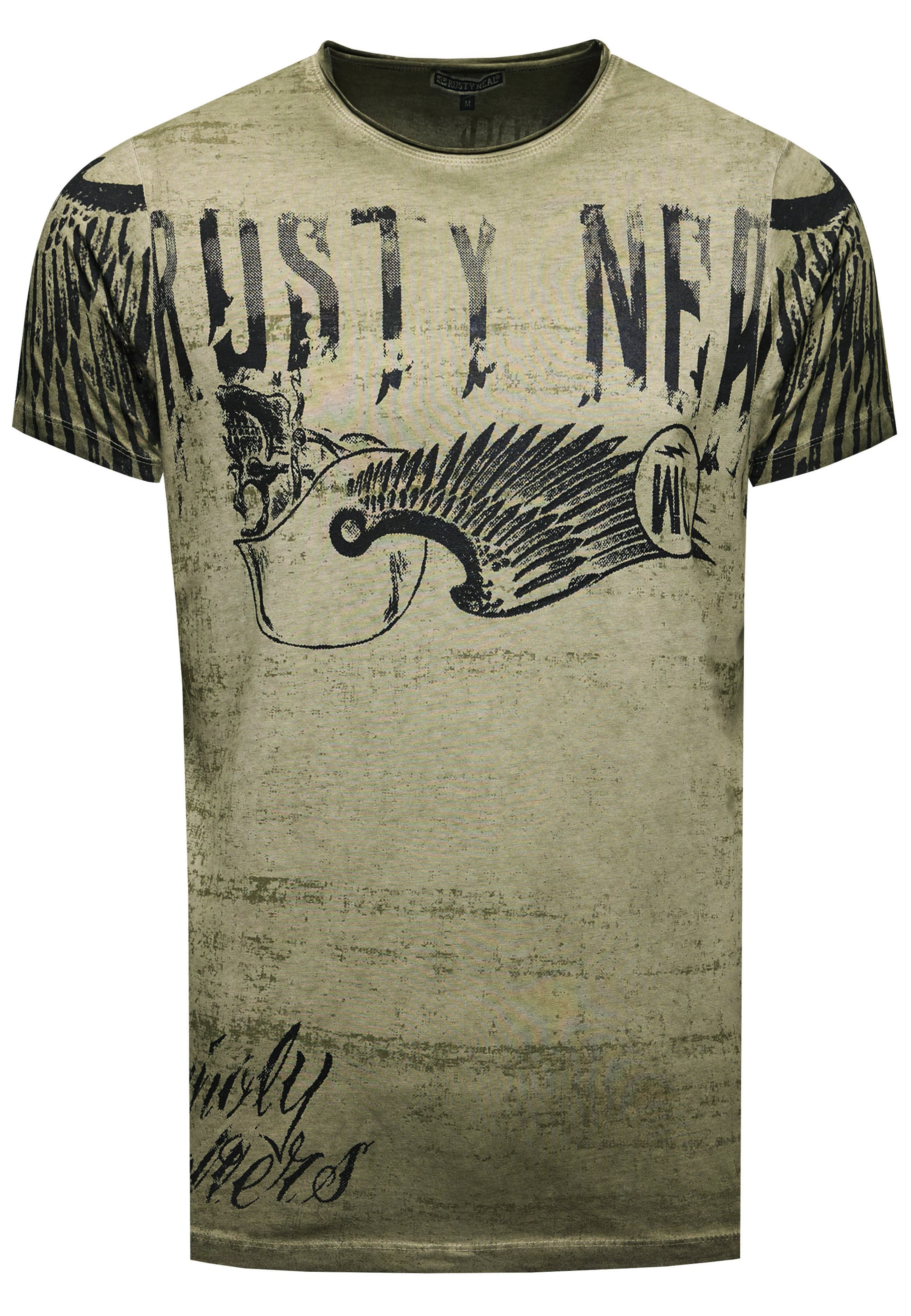Rusty Neal T-Shirt in Grün: Vorderseite