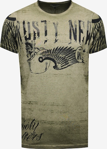 Rusty Neal T-Shirt in Grün: Vorderseite