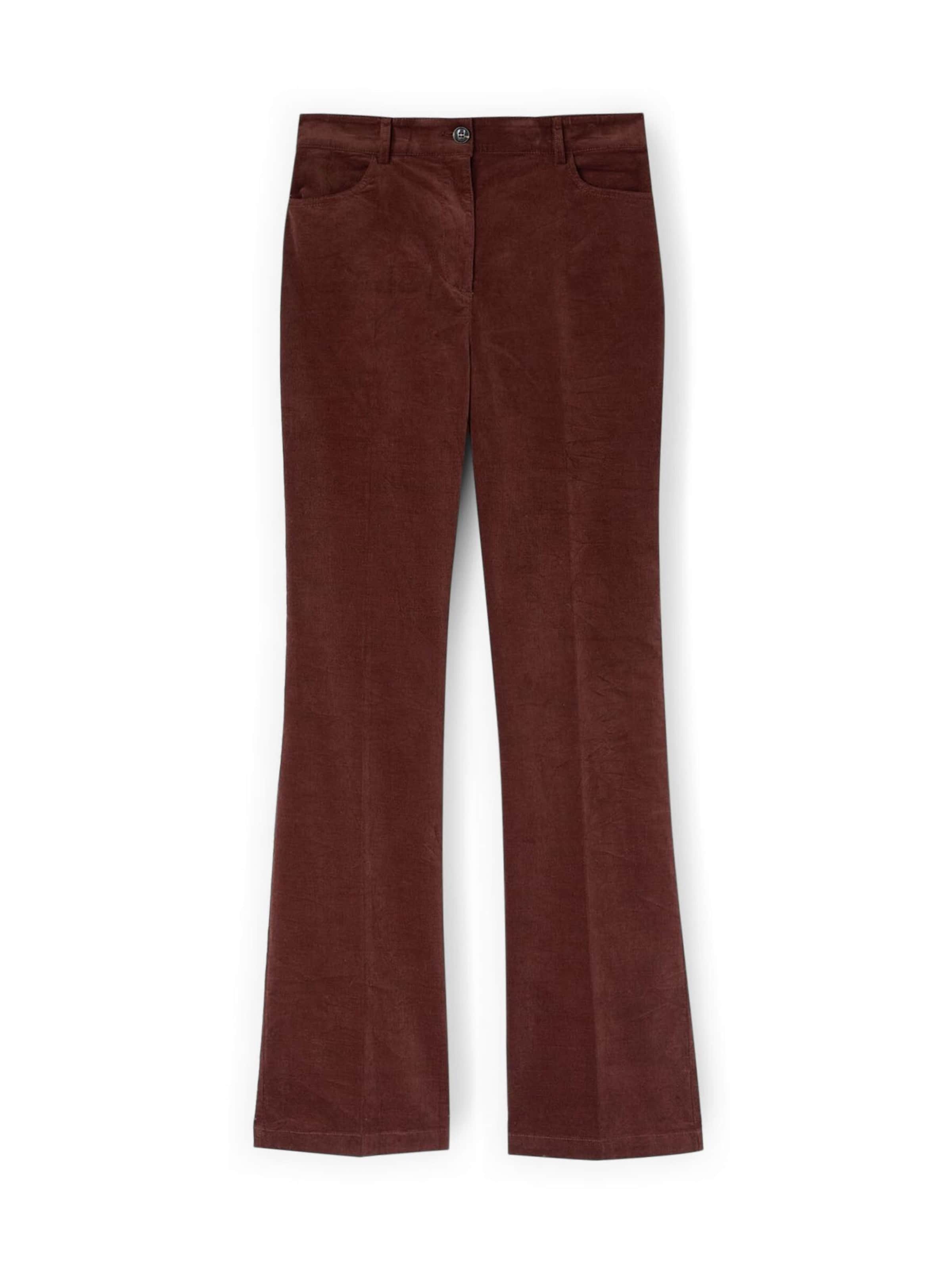 Pantalon MOTIVI en marron : devant