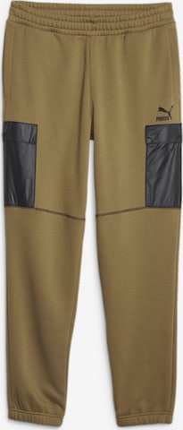 PUMA Cargo Pants 'Utility' in Green: front