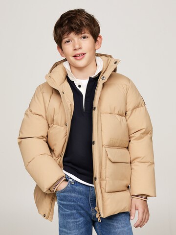 TOMMY HILFIGER Winter jacket in Beige: front