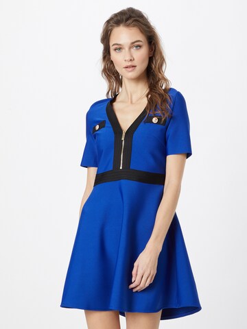 Karen Millen - Vestido en azul: frente