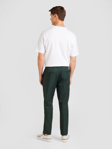 JACK & JONES Regular Trousers with creases 'JPRCOSTA' in Green