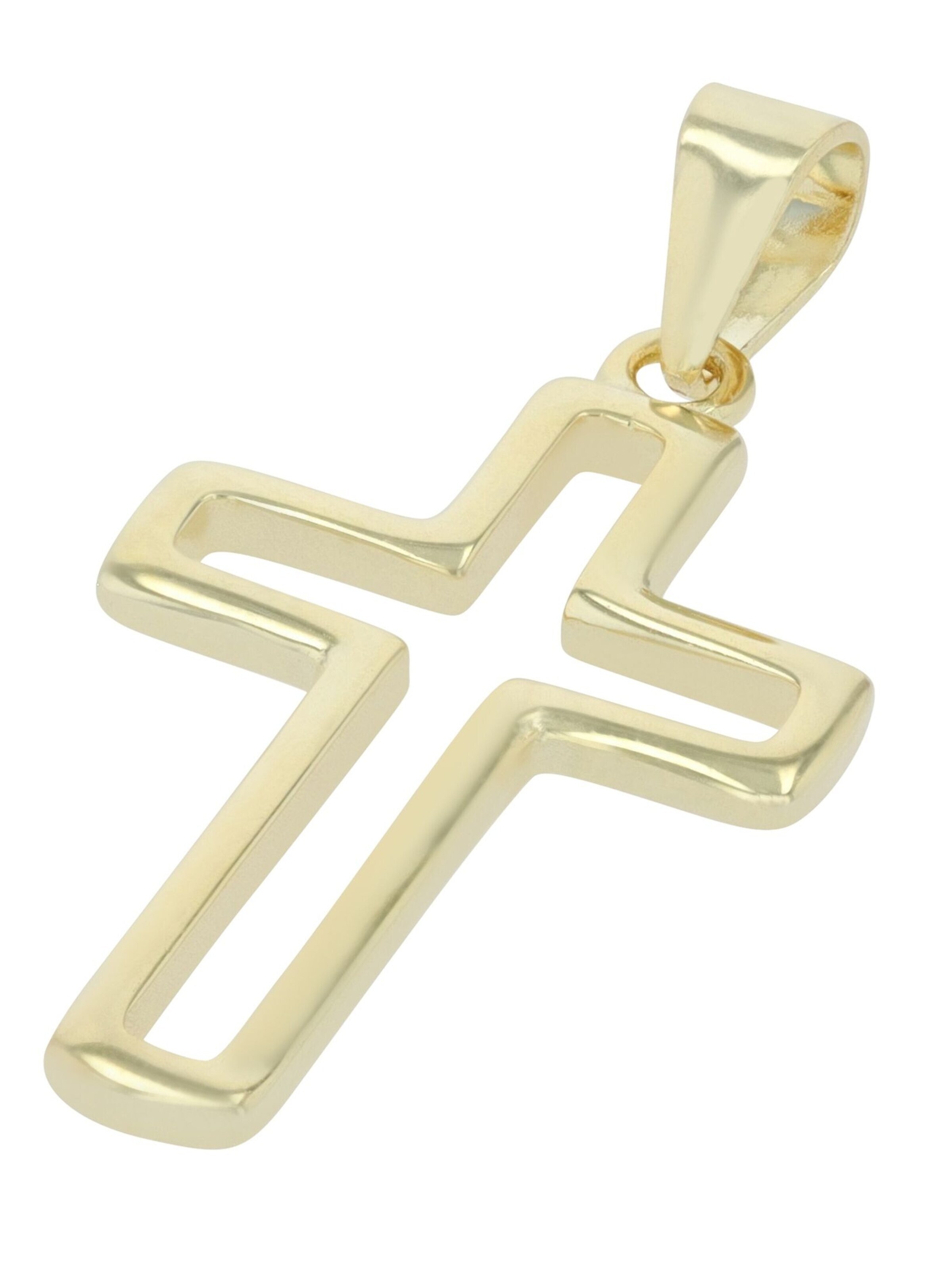 Akzent Pendant '"Umi" aus 925 Sterlingsilber, rhodiniert, langlebig' in Gold: front