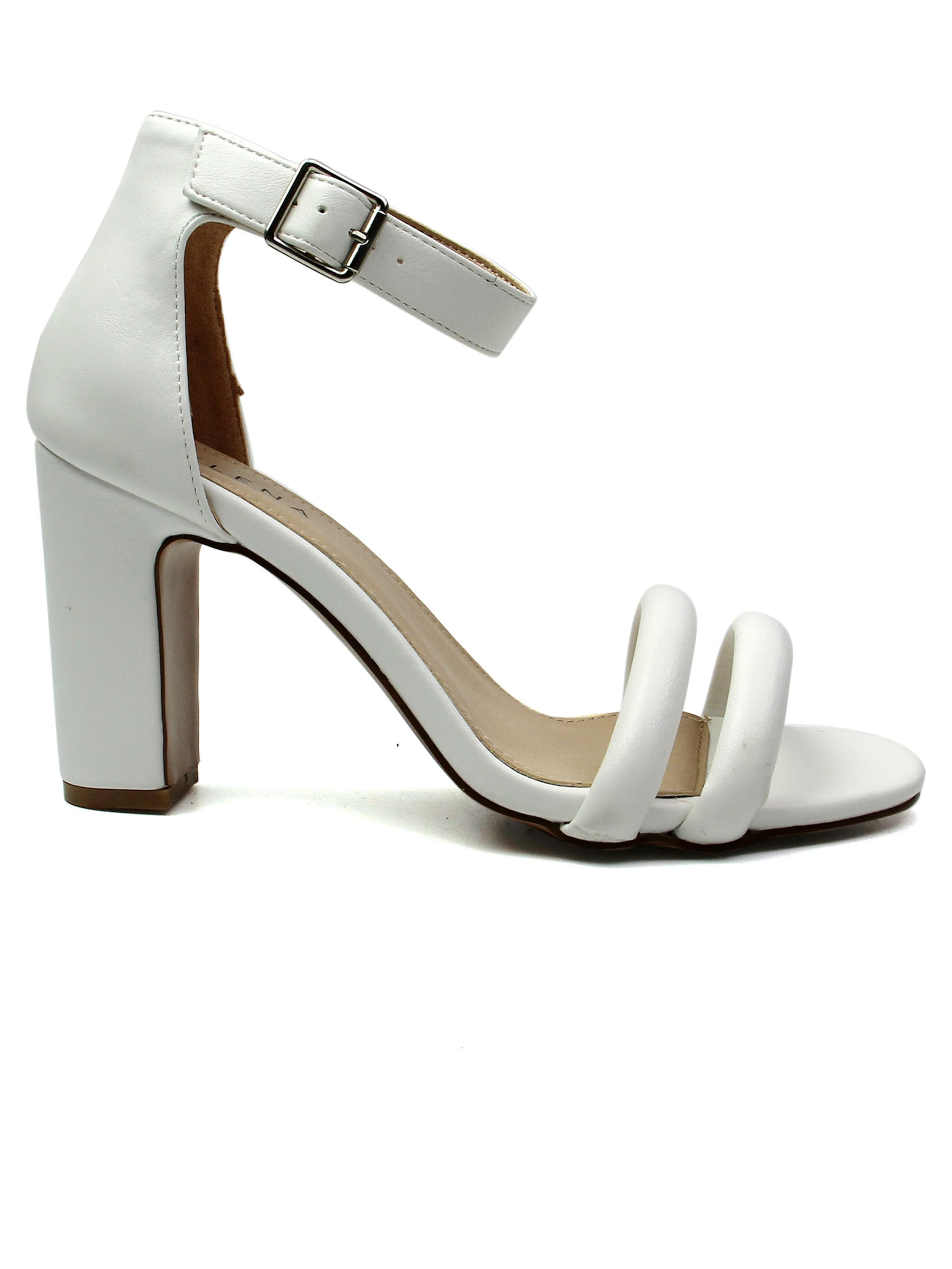 Celena Sandalen met riem 'Chelsie' in Wit