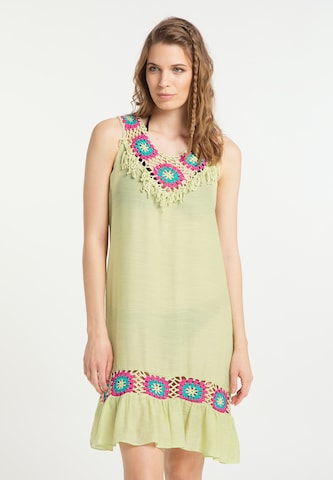 usha FESTIVAL Summer Dress in Green: front