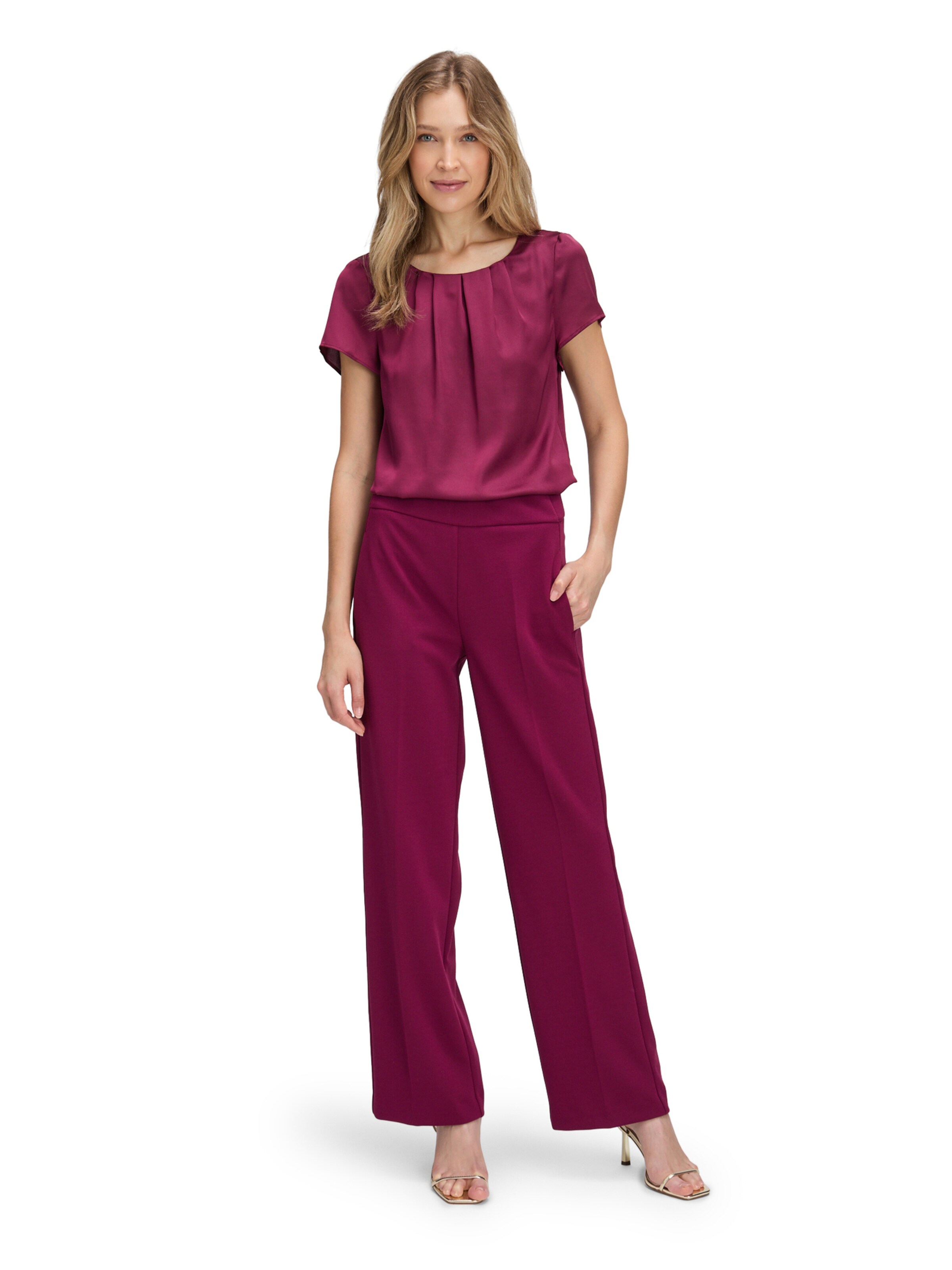 Wide Leg Pantalon à plis Vera Mont en Baie ABOUT YOU