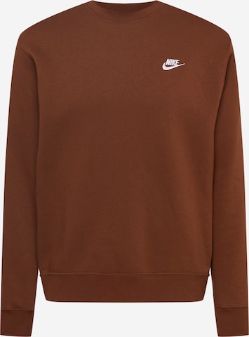 ruda Nike Sportswear Standartinis modelis Megztinis be užsegimo: priekis