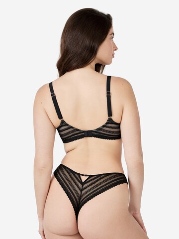 ETAM Balconette BH 'Aura' in Schwarz