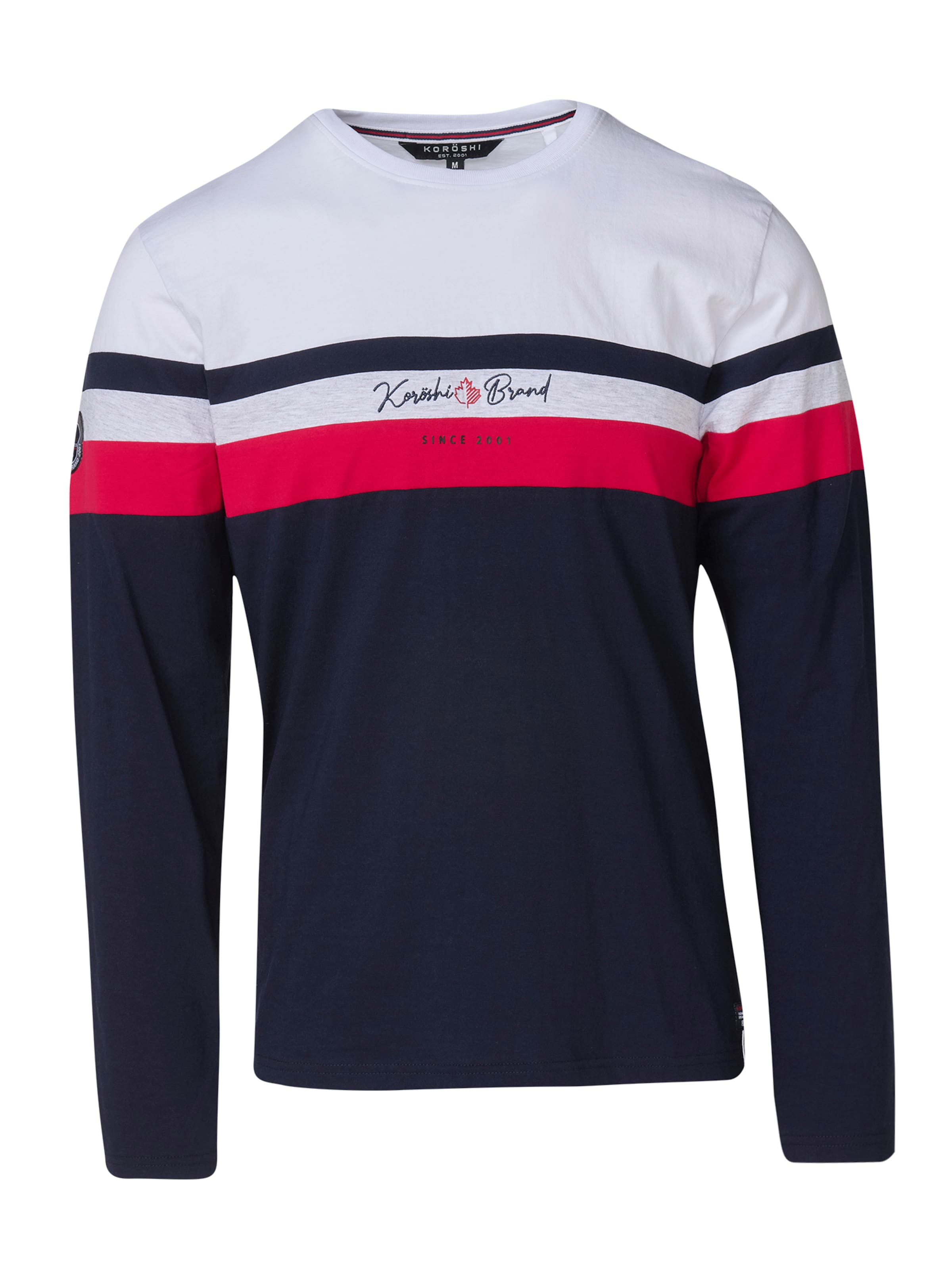 KOROSHI T-shirt i blå: framsida