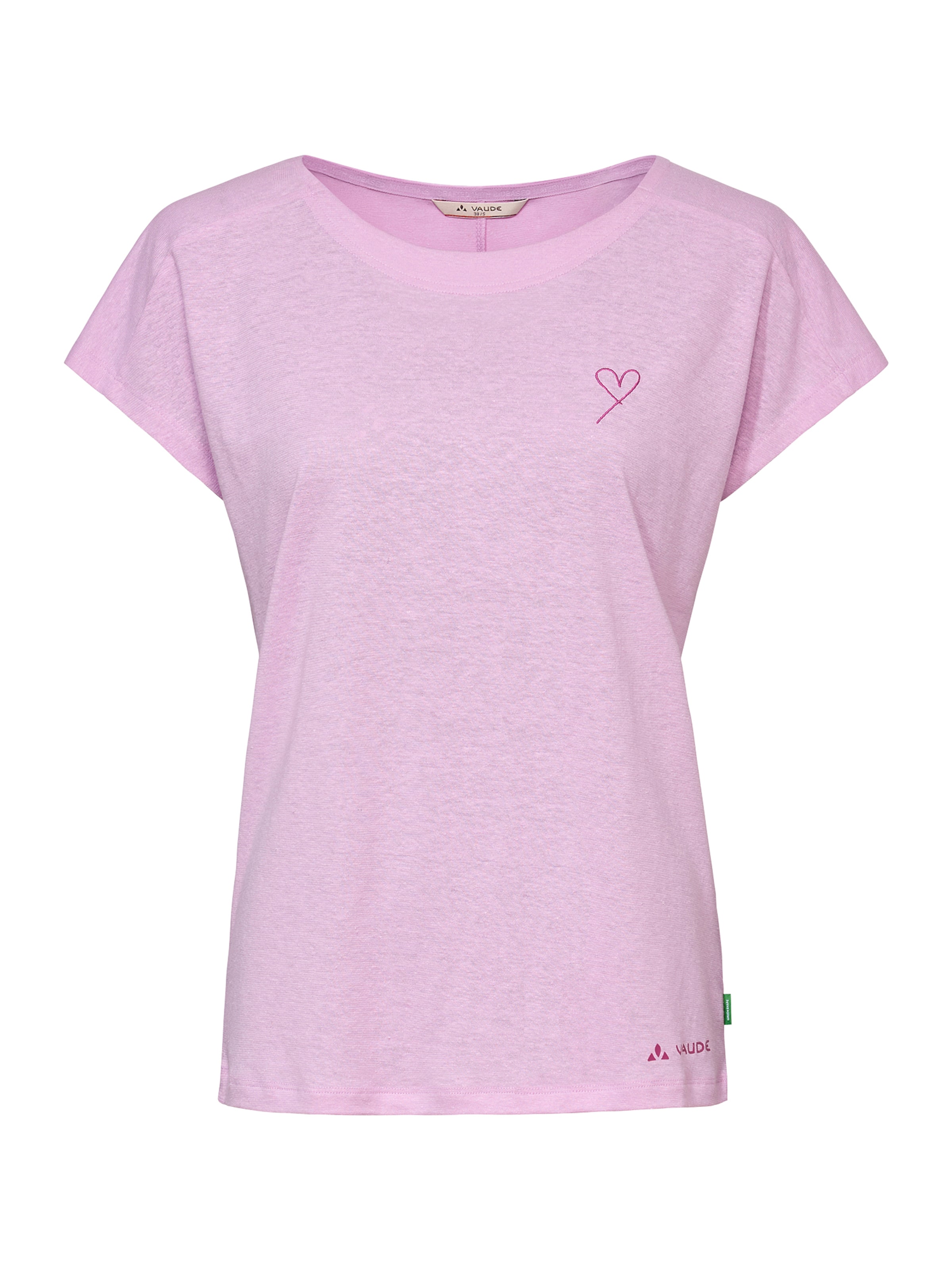 VAUDE Performance shirt 'Neyland' in Pink: front
