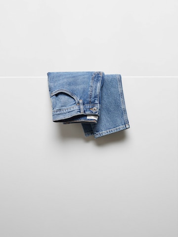 MANGO Tapered Jeans in Blauw