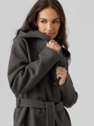 VERO MODA Between-Seasons Coat 'VINCEFIONA' in Grey