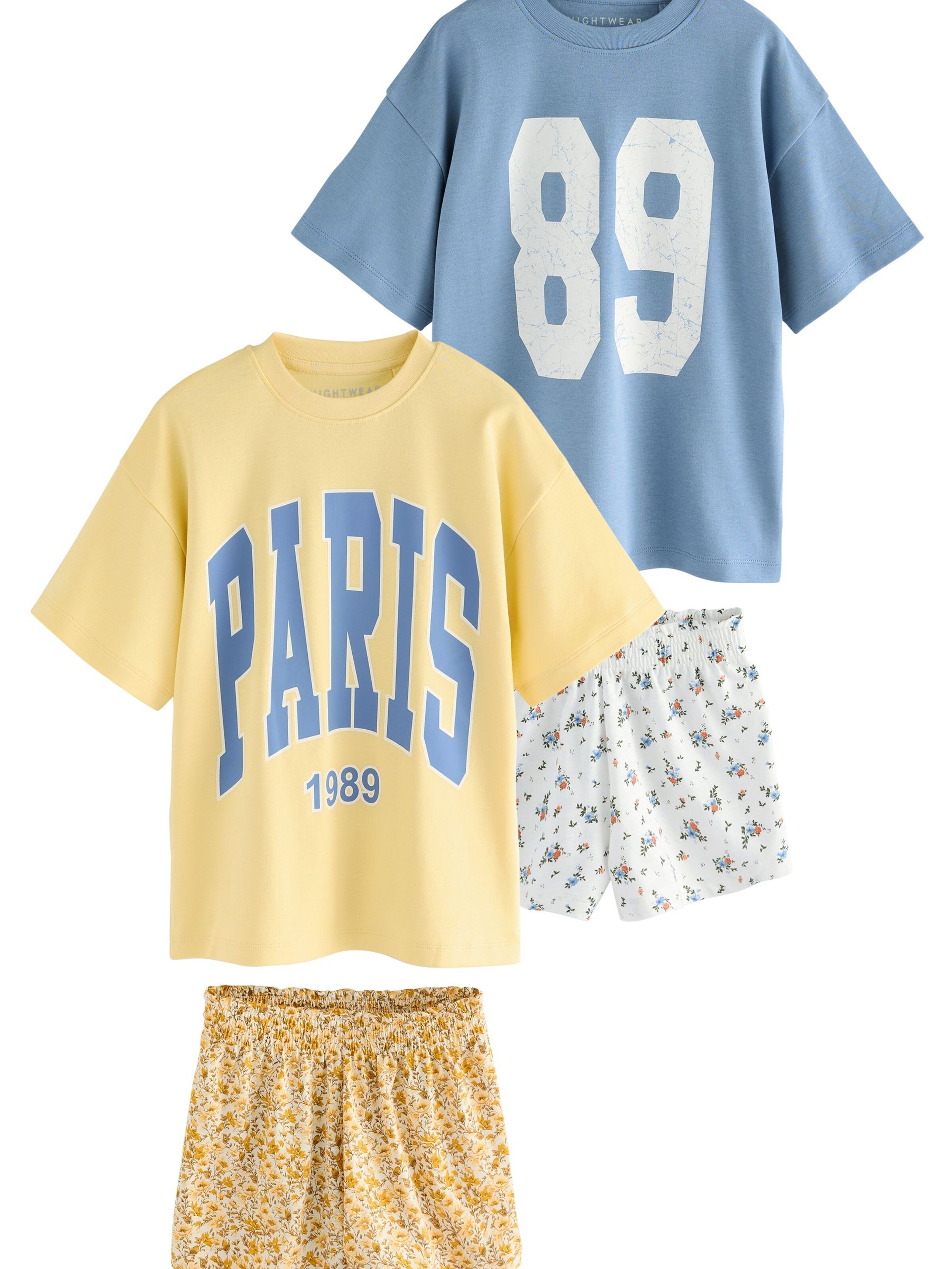 Next Πιτζάμα σε ανάμεικτα χρώματα: μπροστά