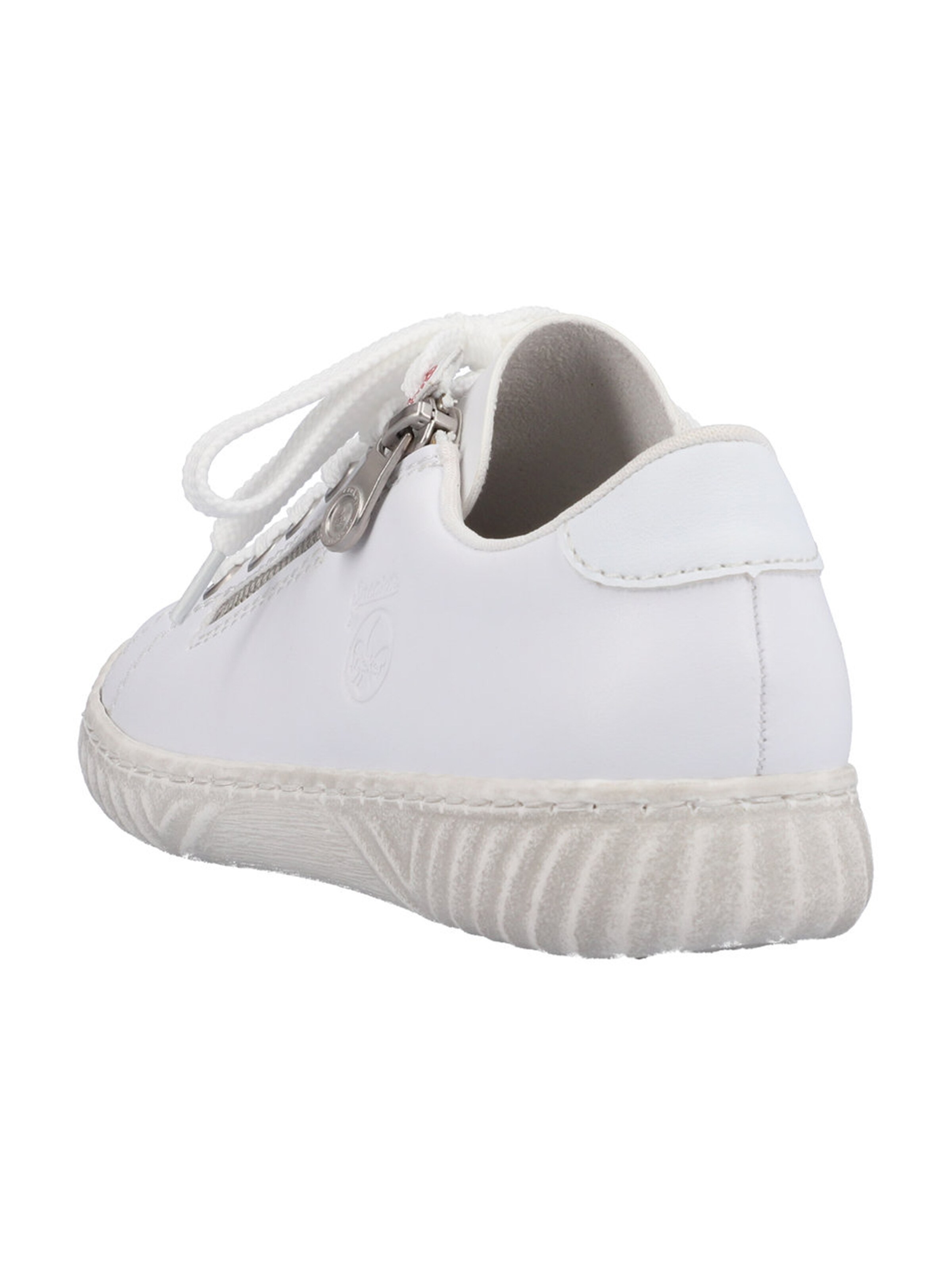 balta Rieker Batai su raišteliais