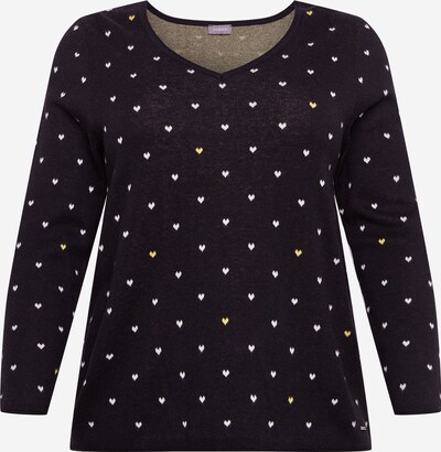 SAMOON Sweater 'New York' in Yellow / Black / White, Item view