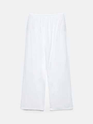 Pull&Bear Bő szár Nadrág - fehér