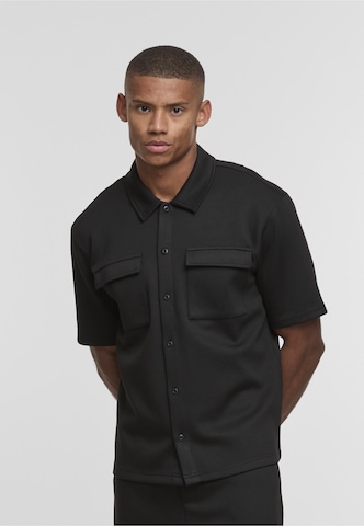 Urban Classics Regular Fit Hemd in Schwarz