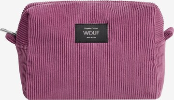 Wouf Kosmetiktasche  'Corduroy ' in Pink: predná strana