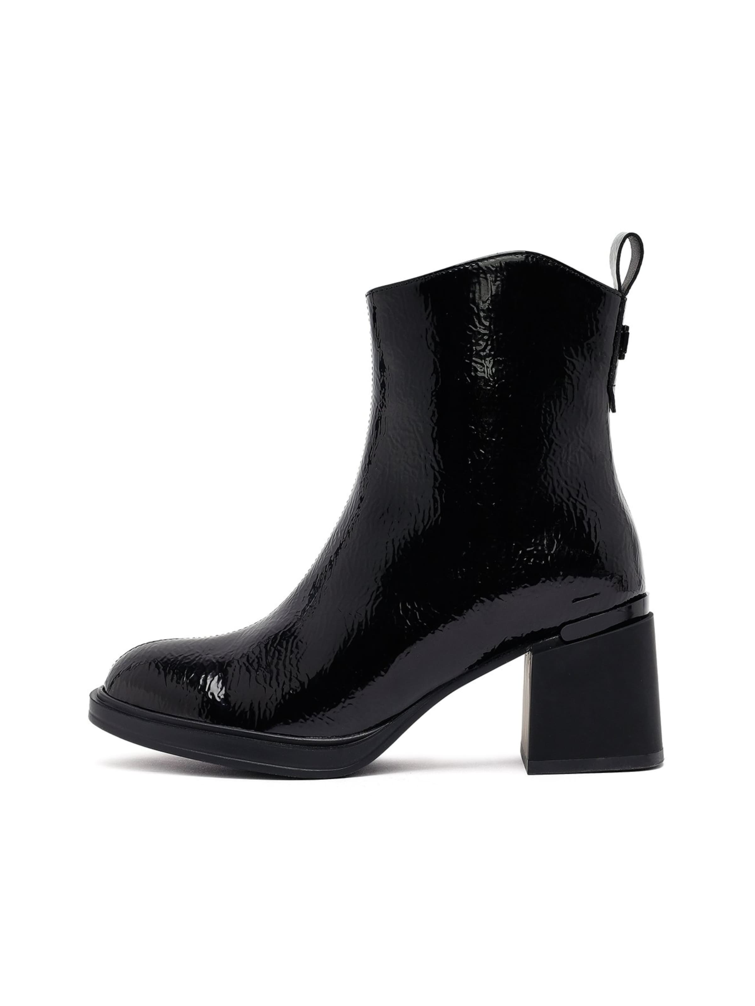 Derimod Enkellaarsje in Zwart: voorkant