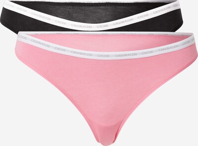 Calvin Klein Underwear Tanga gaćice u roza / crna / bijela, Pregled proizvoda
