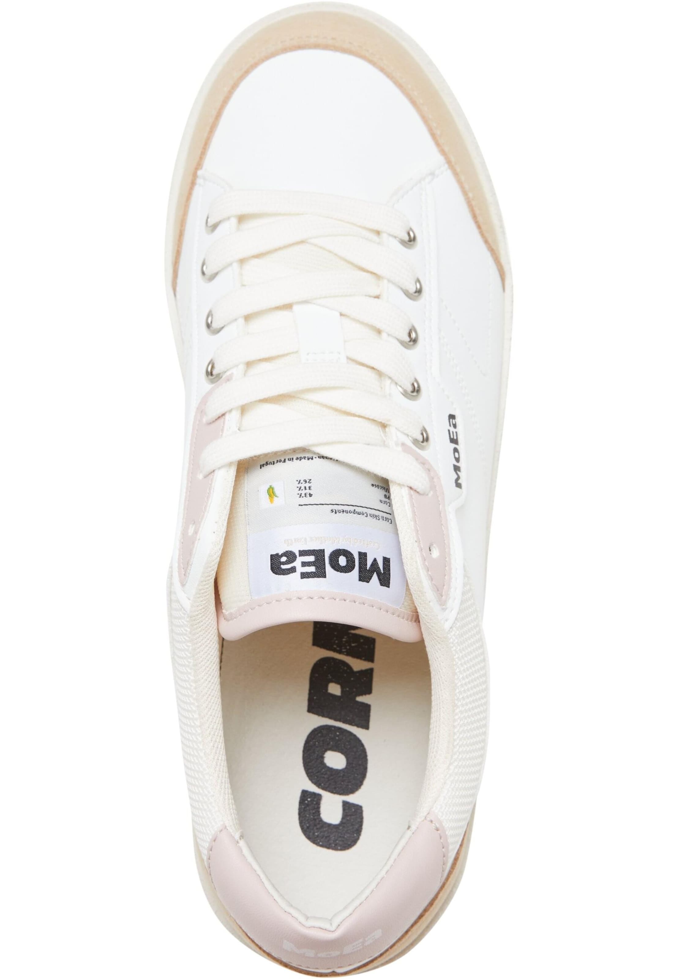 Sneaker bassa 'Gen3 - Corn' di MoEa in bianco