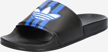 ADIDAS ORIGINALS Mules 'ADILETTE' in Black: front
