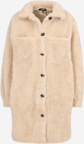 Missguided Between-season jacket in Beige: front