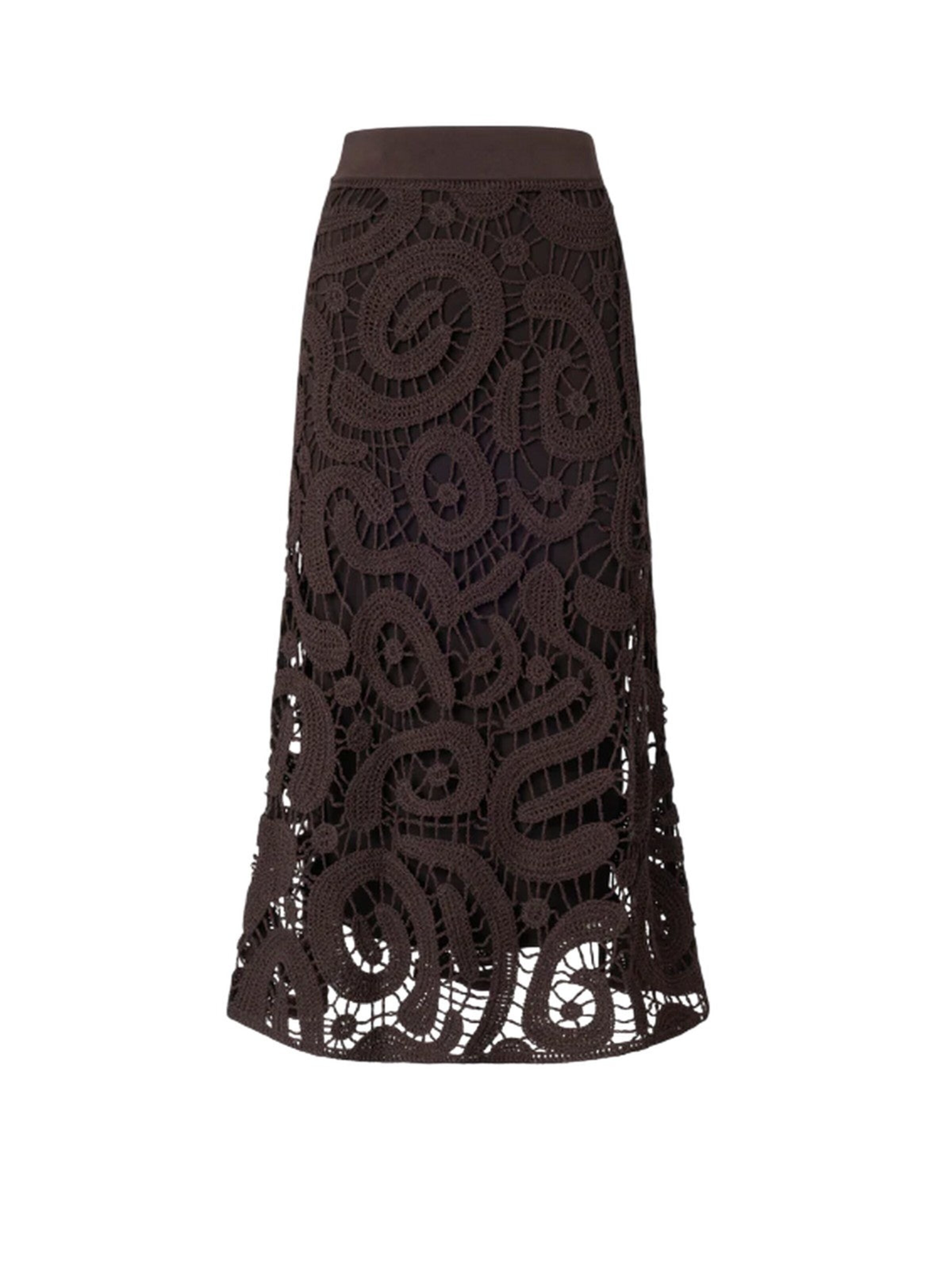 PINKO - Falda en marrón: frente