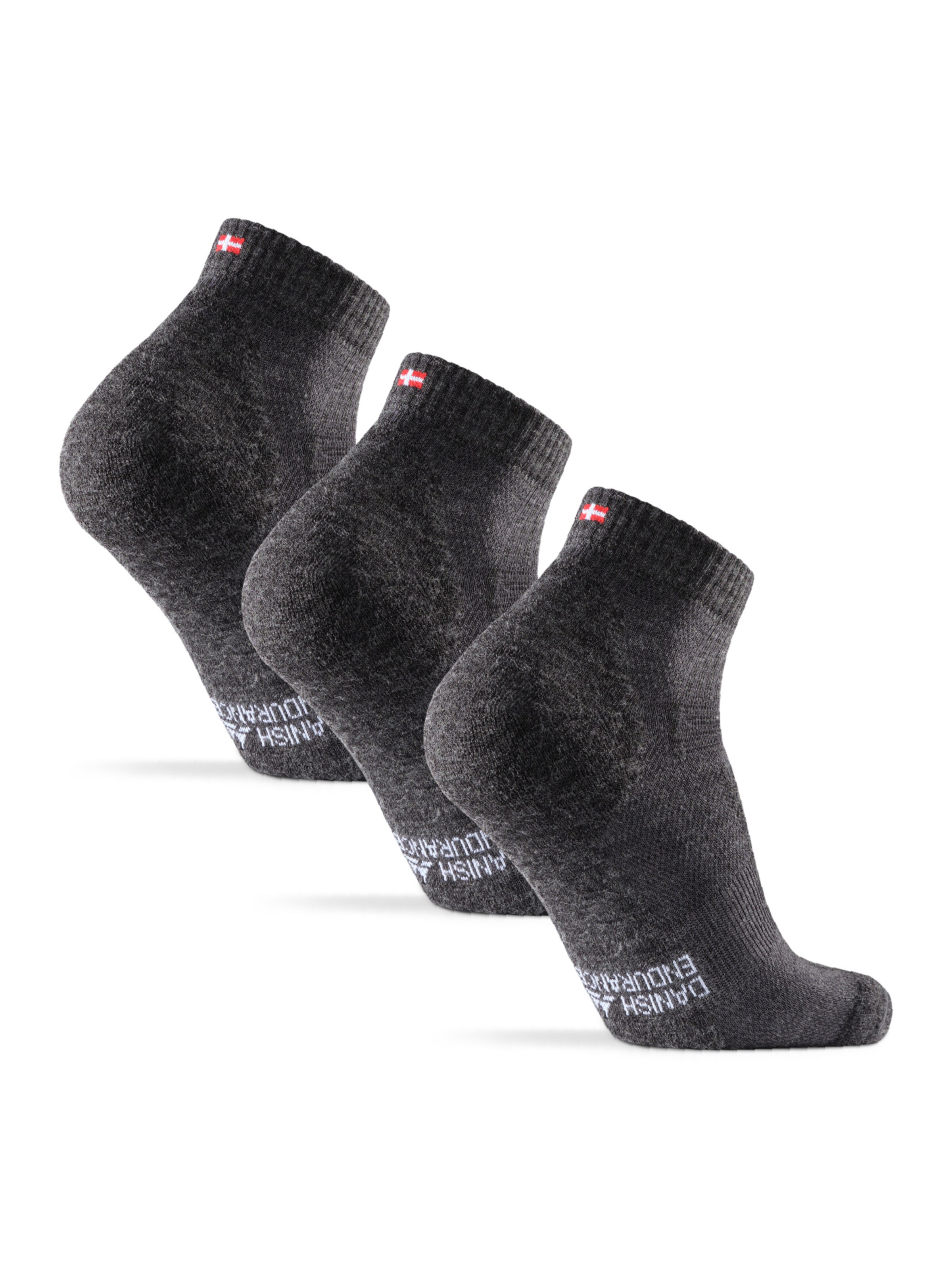 DANISH ENDURANCE Socks 'Merino Hiking Low' in Grey