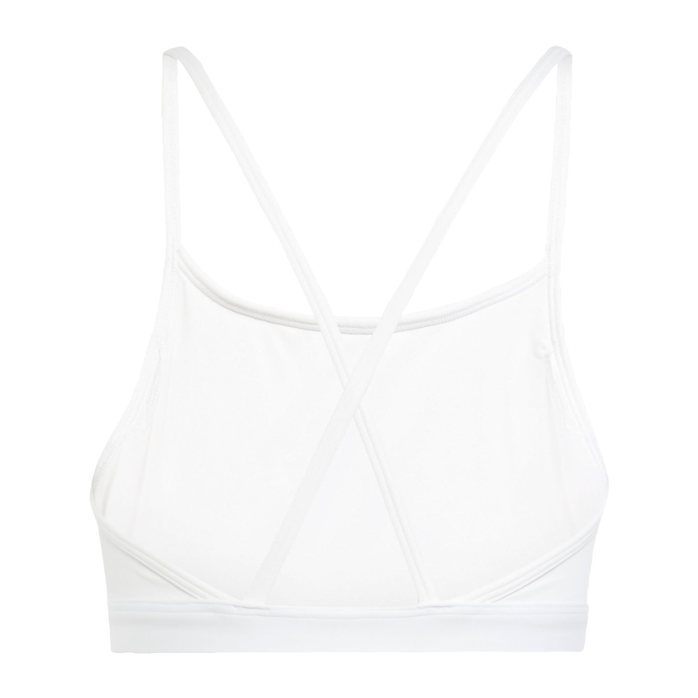 ADIDAS PERFORMANCE Бюстие Спортен сутиен 'Aeroreact' в бяло