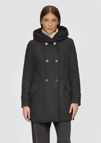 Manteau mi-saison s.Oliver en noir : devant