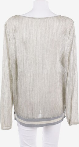 UNBEKANNT Longsleeve-Shirt L in Silber