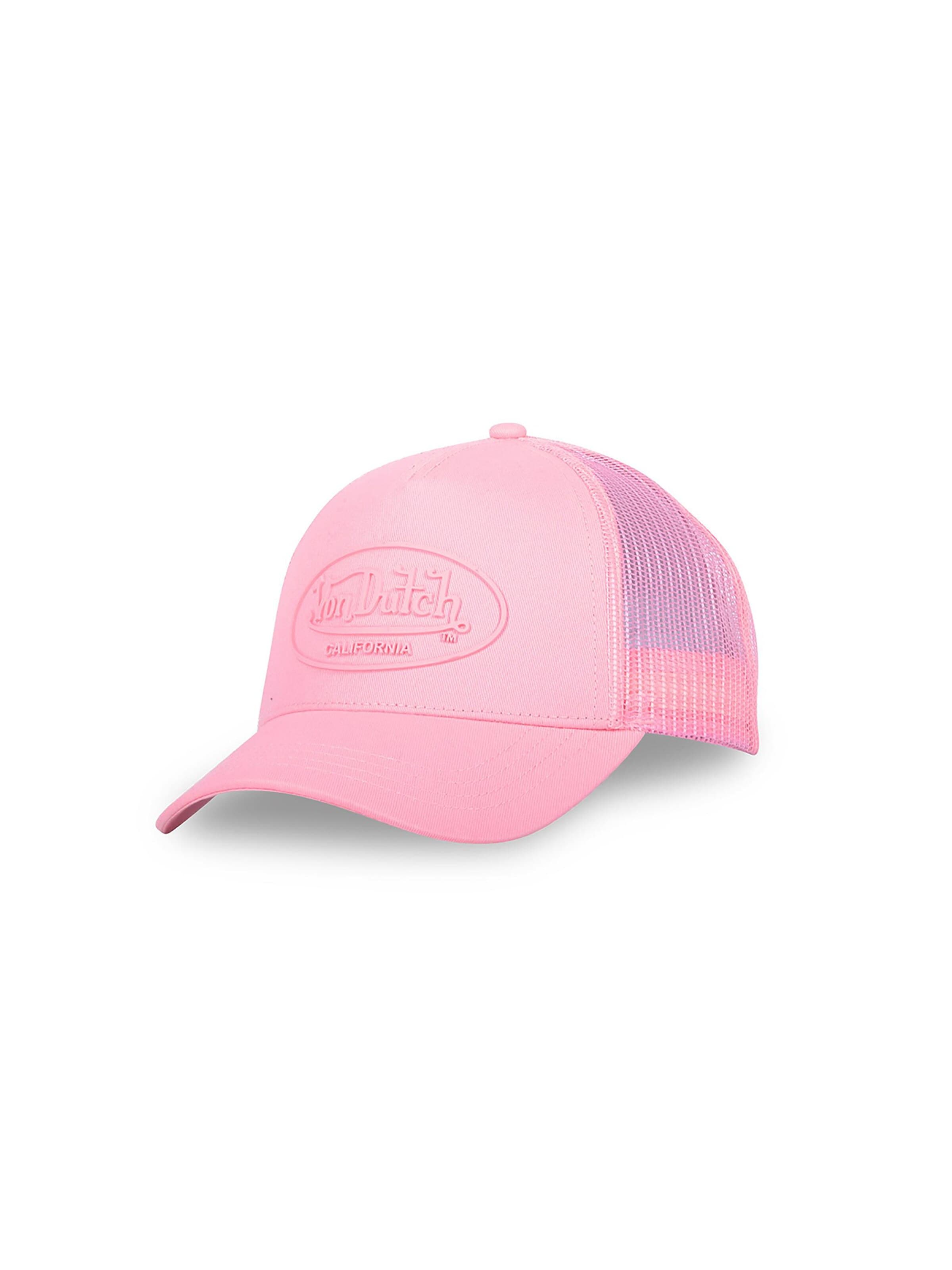 Von Dutch Cap 'Classic Rubber' in Pink: Vorderseite