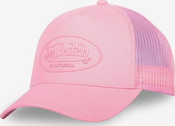 Von Dutch - Boné 'Classic Rubber' em rosa: frente