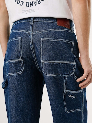 Pepe Jeans Tapered Jeans 'Carpenter' in Blue