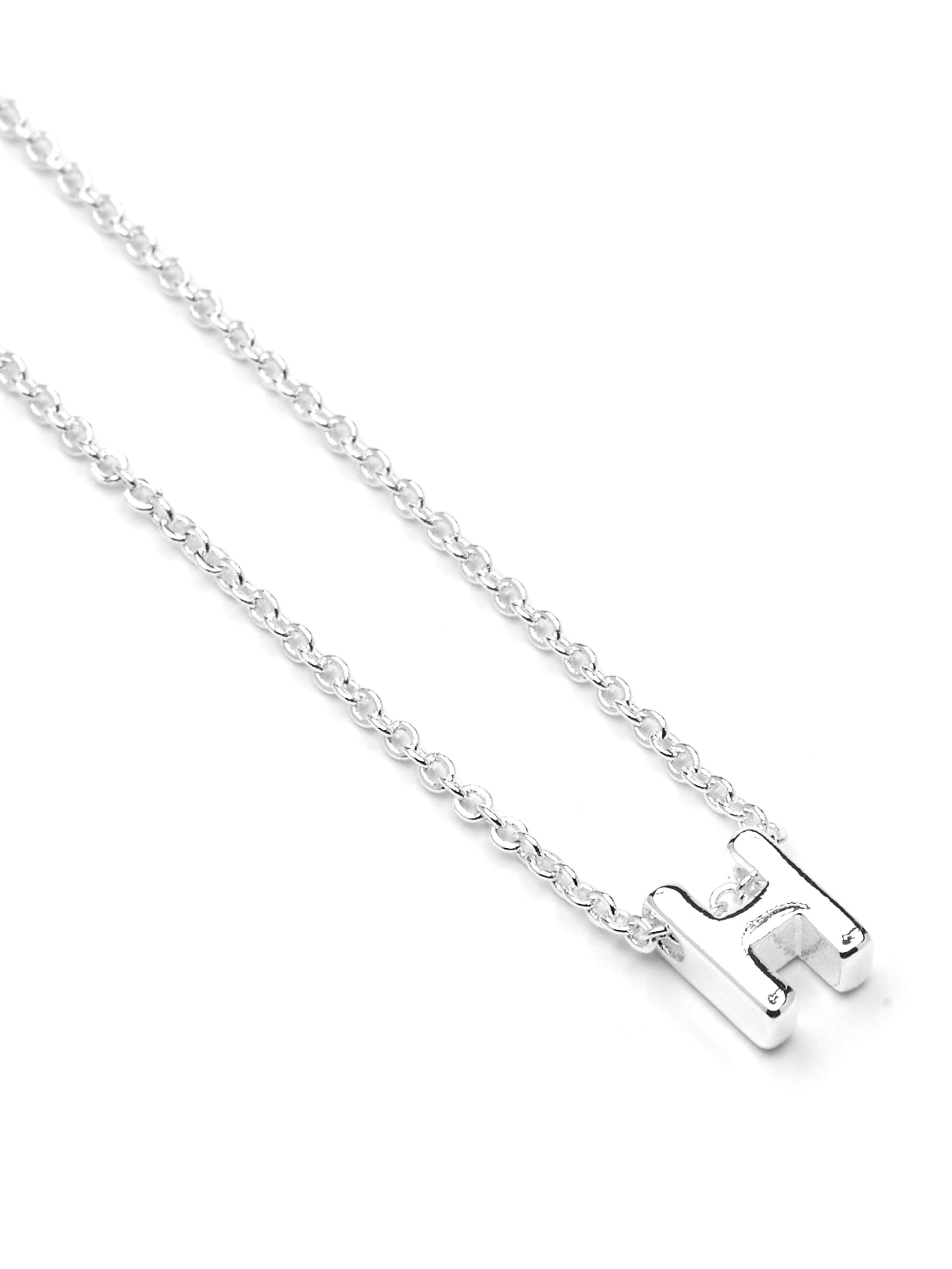 Chaîne 'Alphabet H' Luxenter en argent