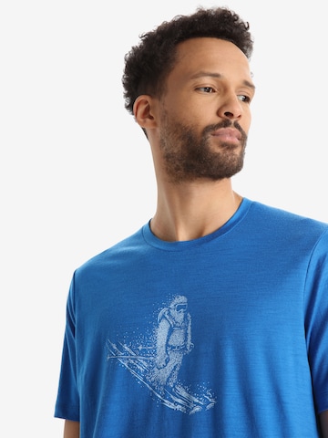 T-Shirt fonctionnel 'Tech Lite II Skiing Yeti' ICEBREAKER en bleu