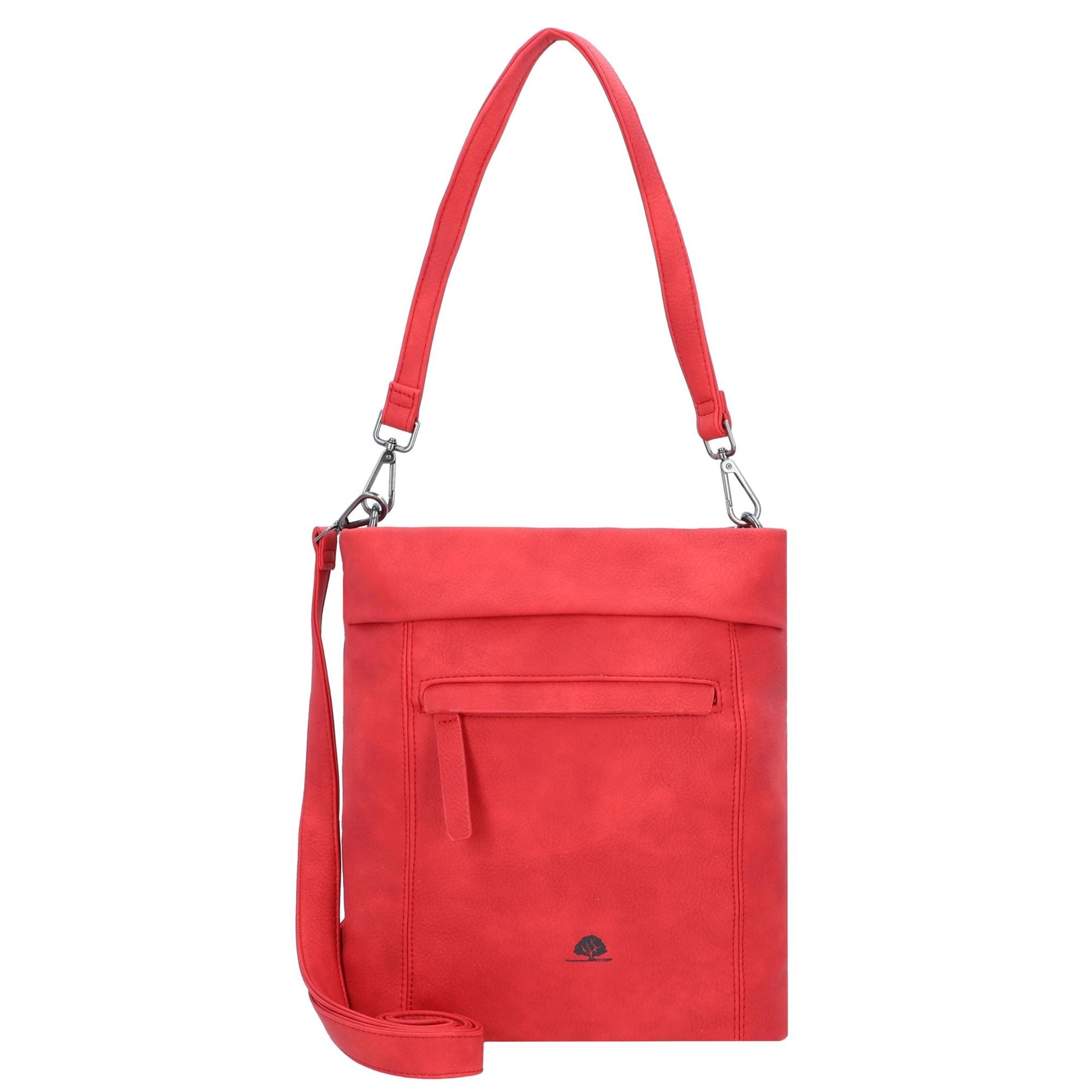 GREENBURRY Schultertasche 'Kathi' in Rot: Vorderseite