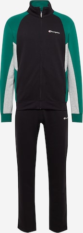 Champion Authentic Athletic Apparel Trainingsanzug in Schwarz: predná strana