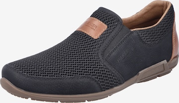 Slip on Rieker en noir : devant