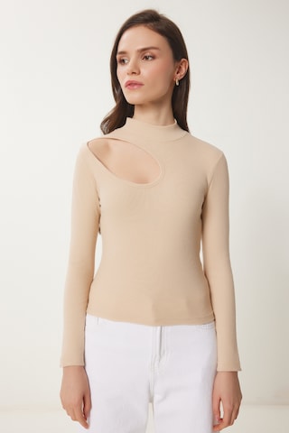 Happiness İstanbul Μπλουζάκι σε μπεζ