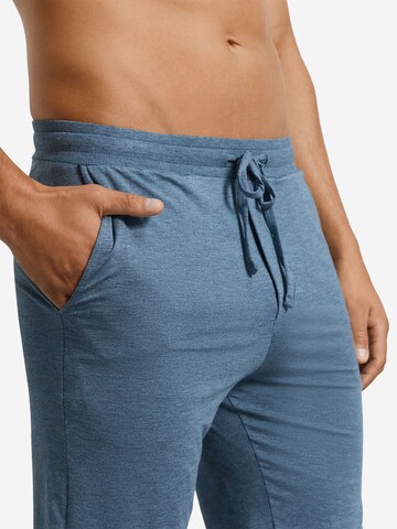 Hanro Pyjamashorts ' Casuals ' in Blau