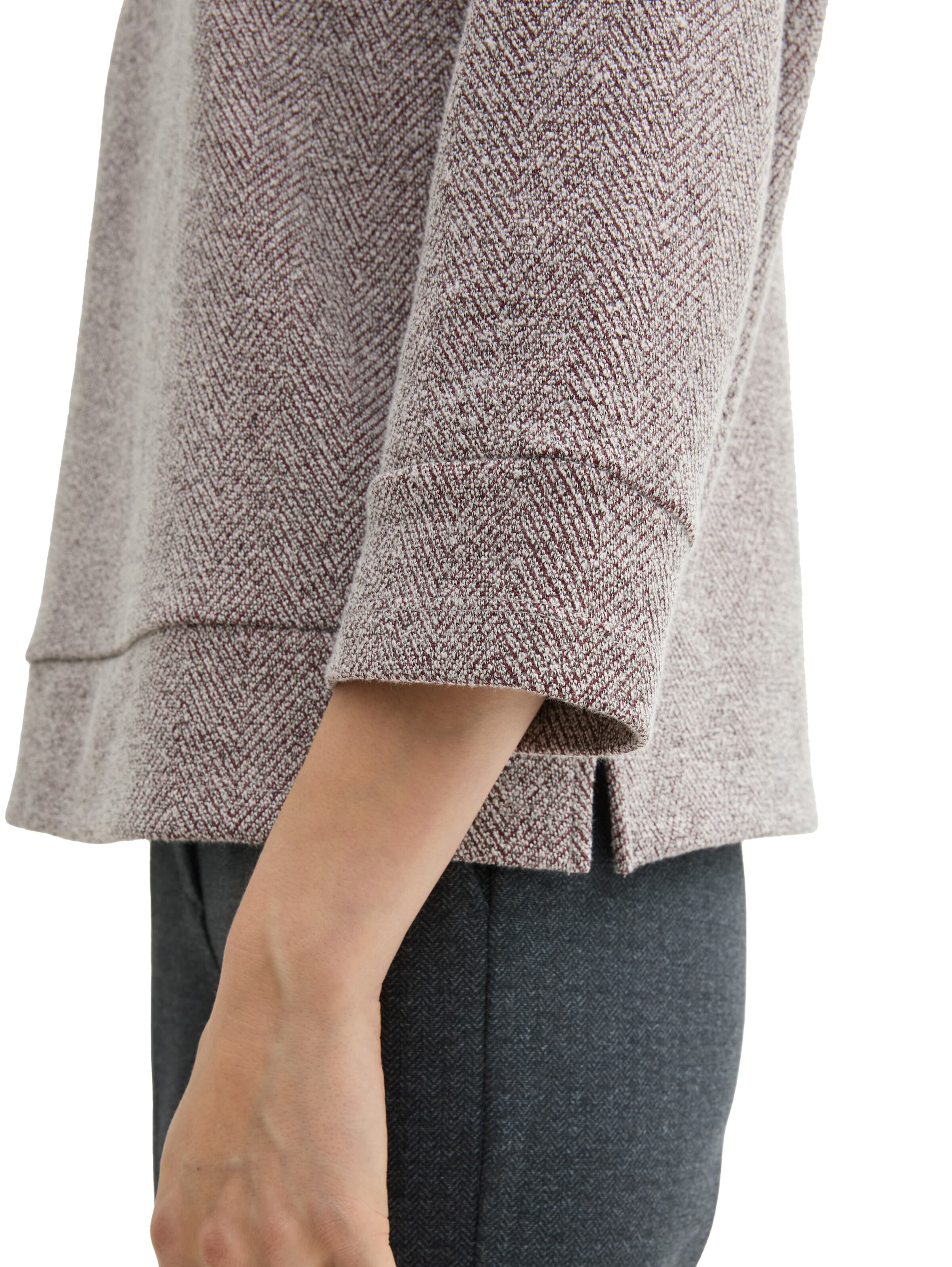 TOM TAILOR Sweatshirt in Grijs