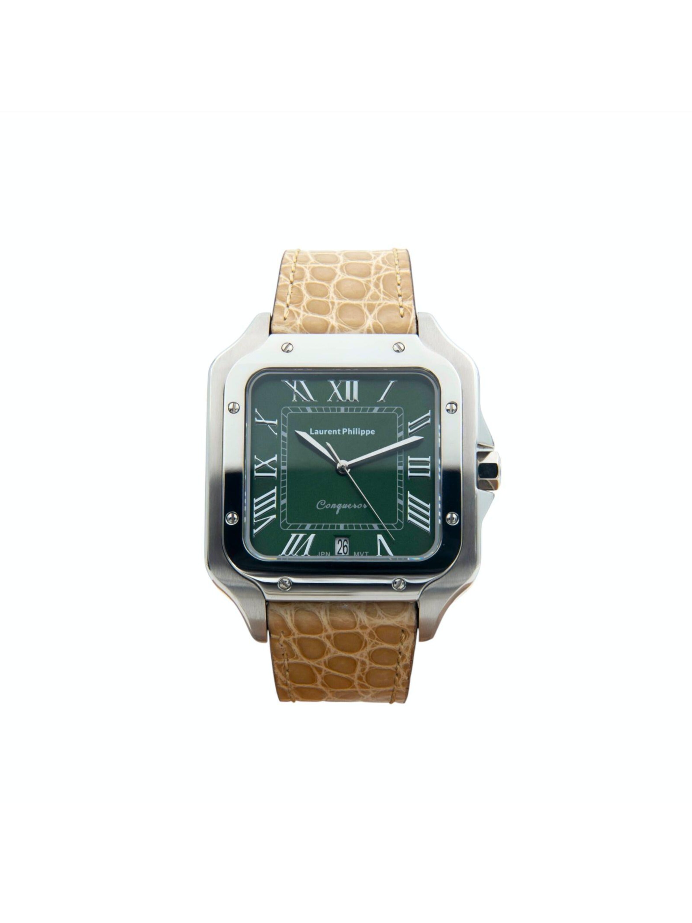 Laurent Philippe Analog Watch in Green