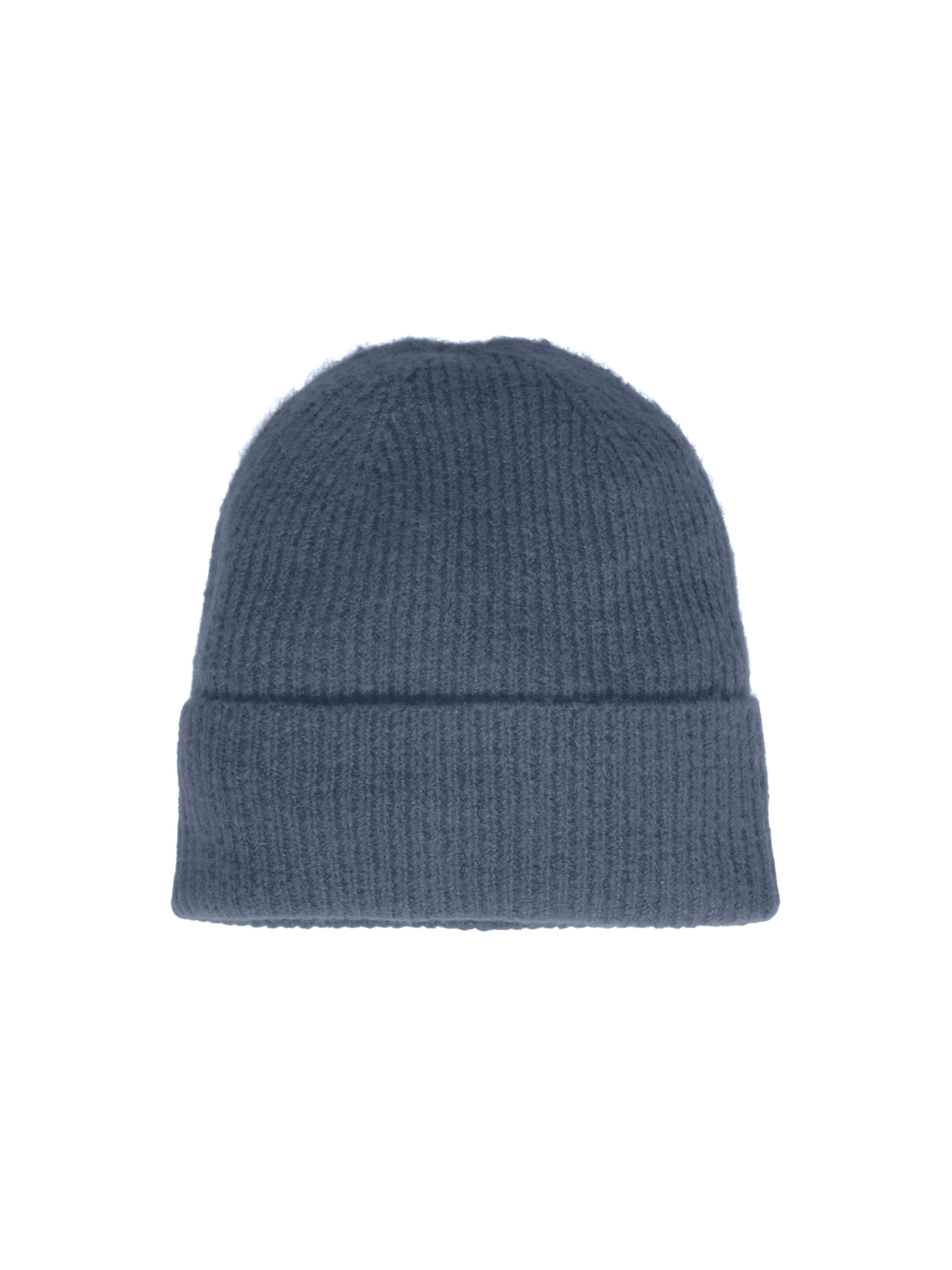 ICHI Beanie 'IAIVO HO' in Blue: front