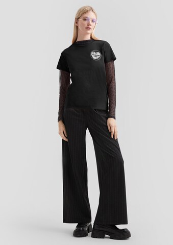 QS Shirt in Zwart