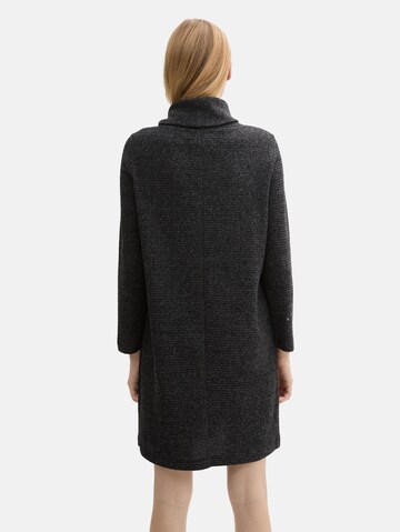 TOM TAILOR Strickkleid in Grau