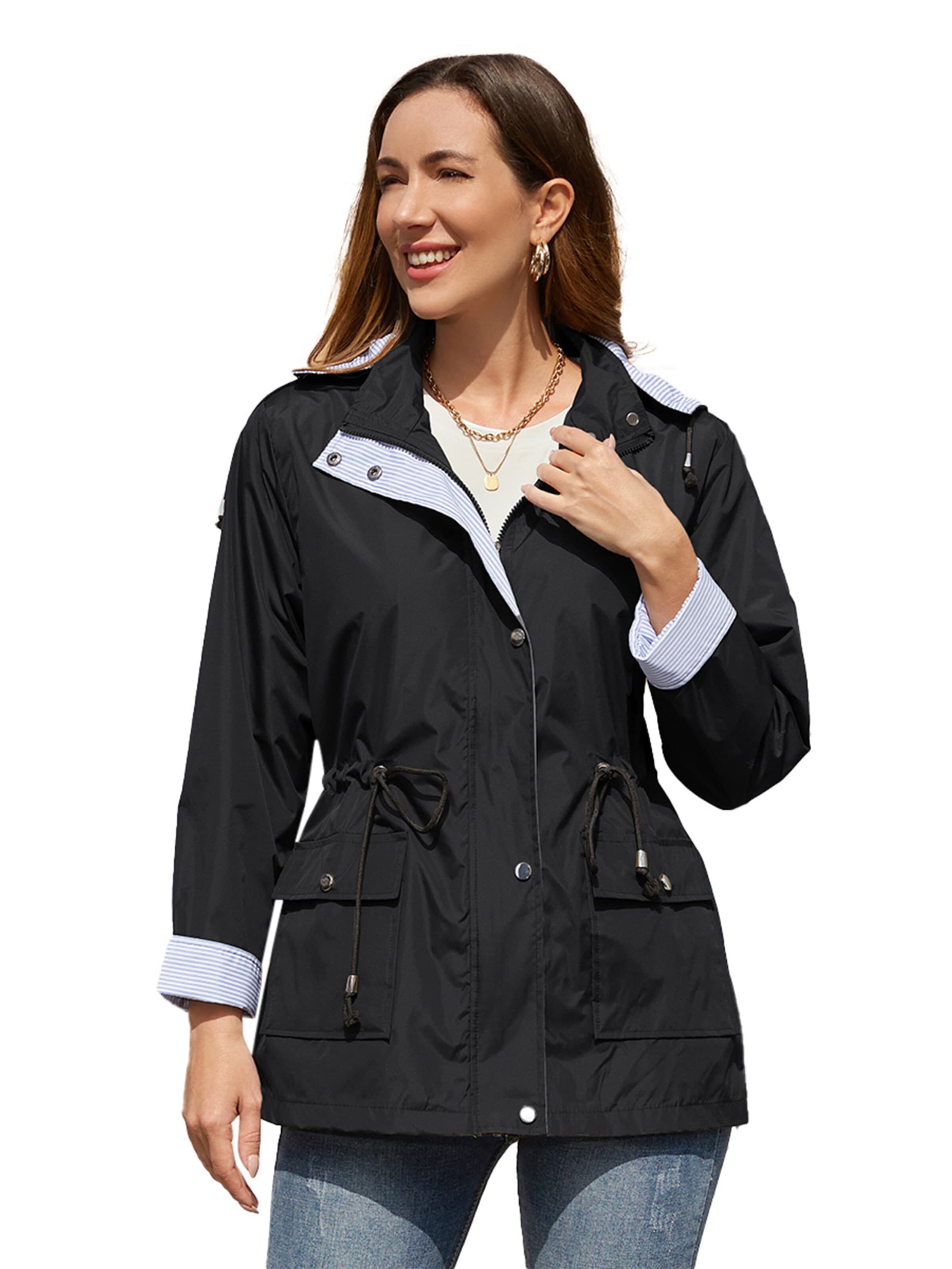 YOUTHUP Between-Season Jacket in Black: front