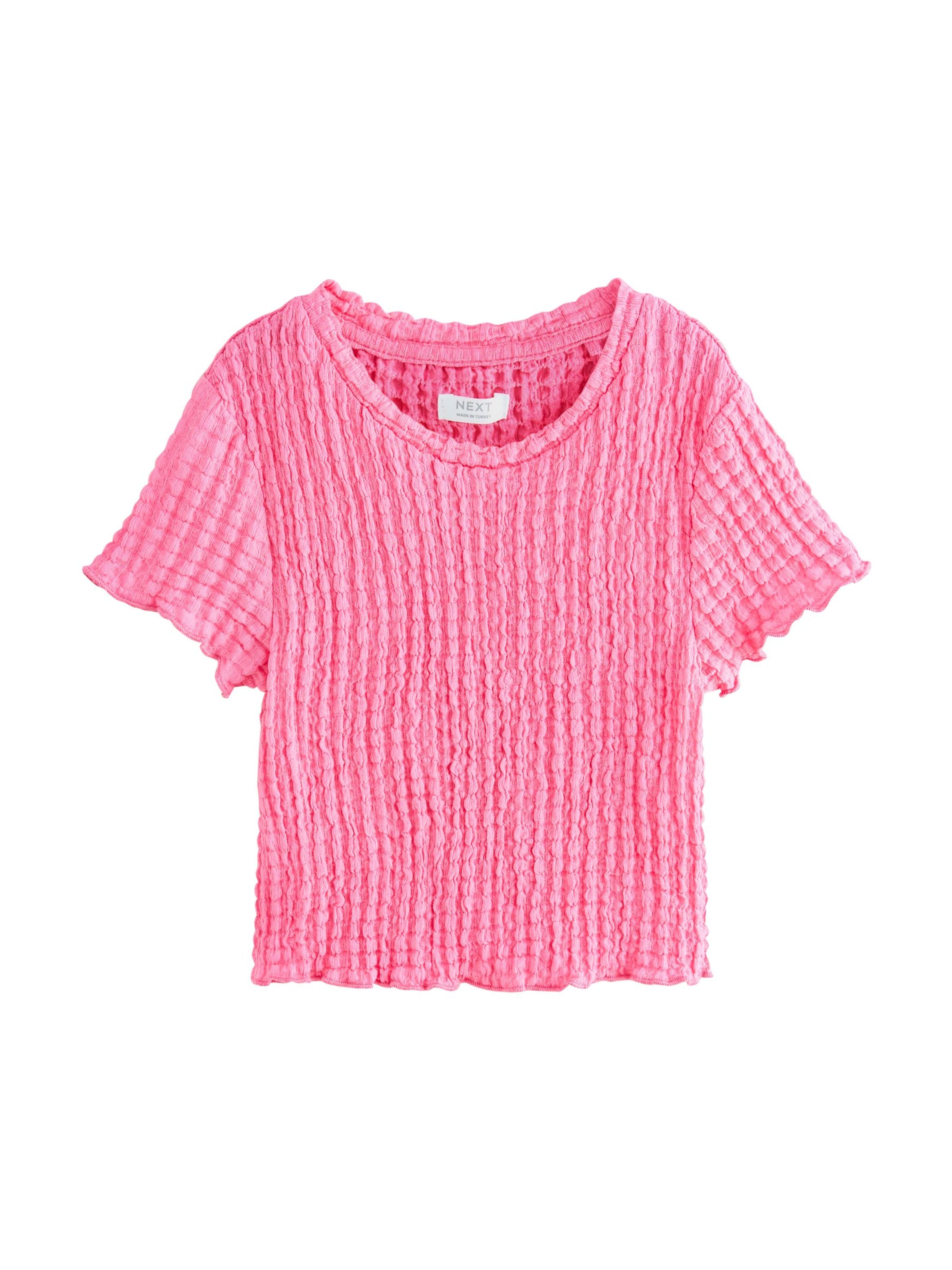 Next T-shirt i rosa: framsida